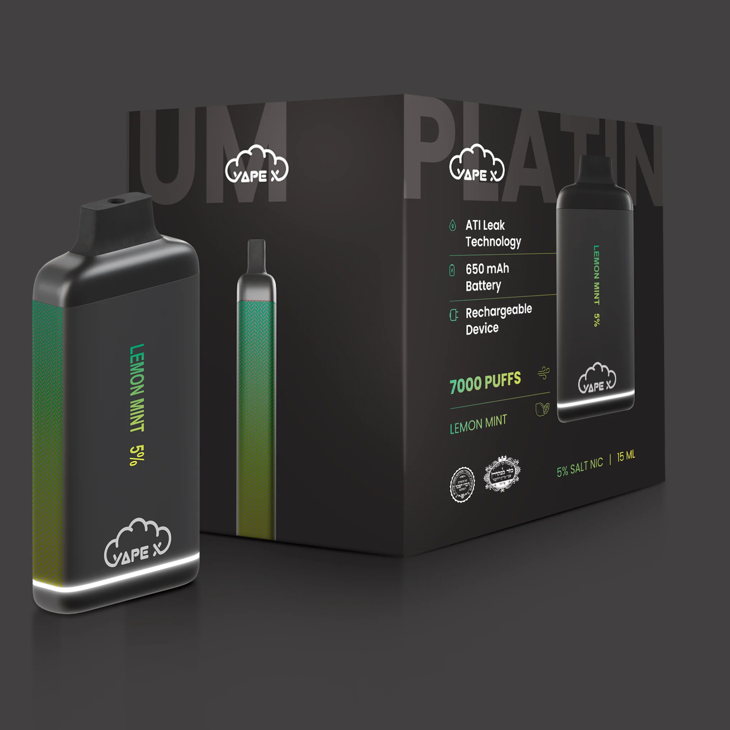 Lemon Mint Vape - 5% Nicotine