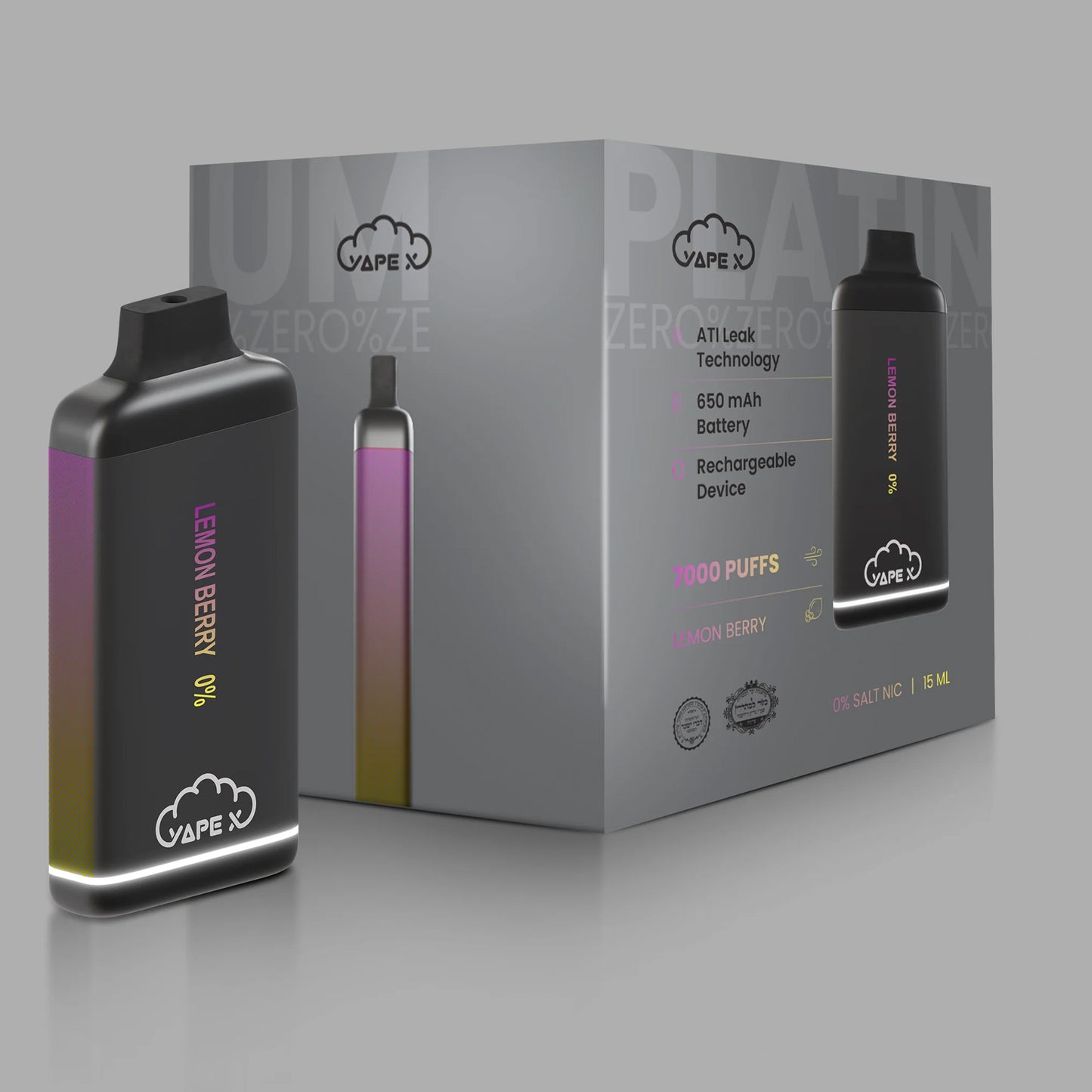 Lemon Berry Vape - 0% Nicotine