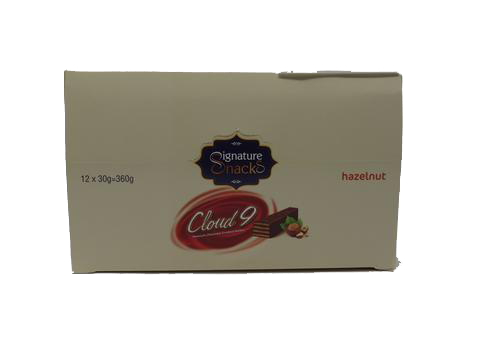 Cloud-9 Coated ChocoBar HazelNut 12/Box
