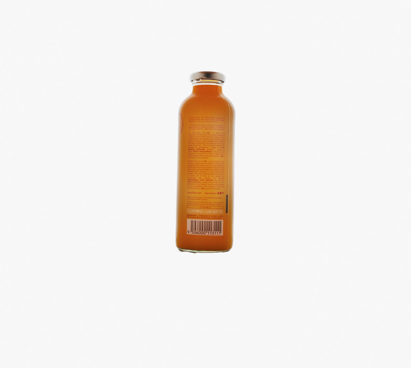 Nai White Peony Tea (peach and mango) 500ml