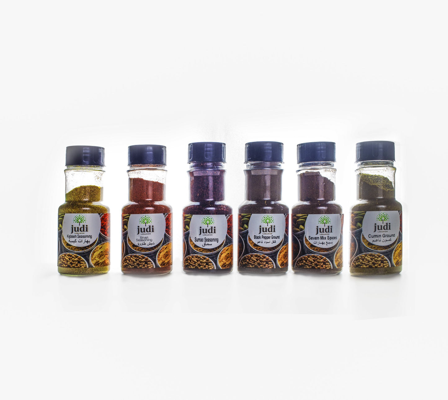 6 Premium Quality Spices Jars بهارات