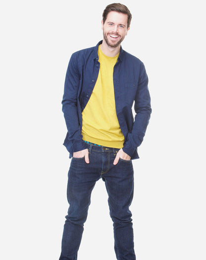 Slim Fit Cotton-Blend Pants