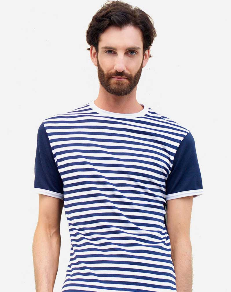 Putton-Collar Cotton Shirt