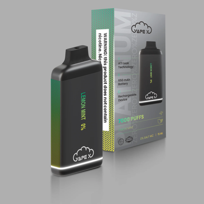 Lemon Mint Vape - 0% Nicotine
