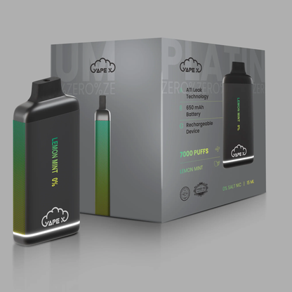 Lemon Mint Vape - 0% Nicotine