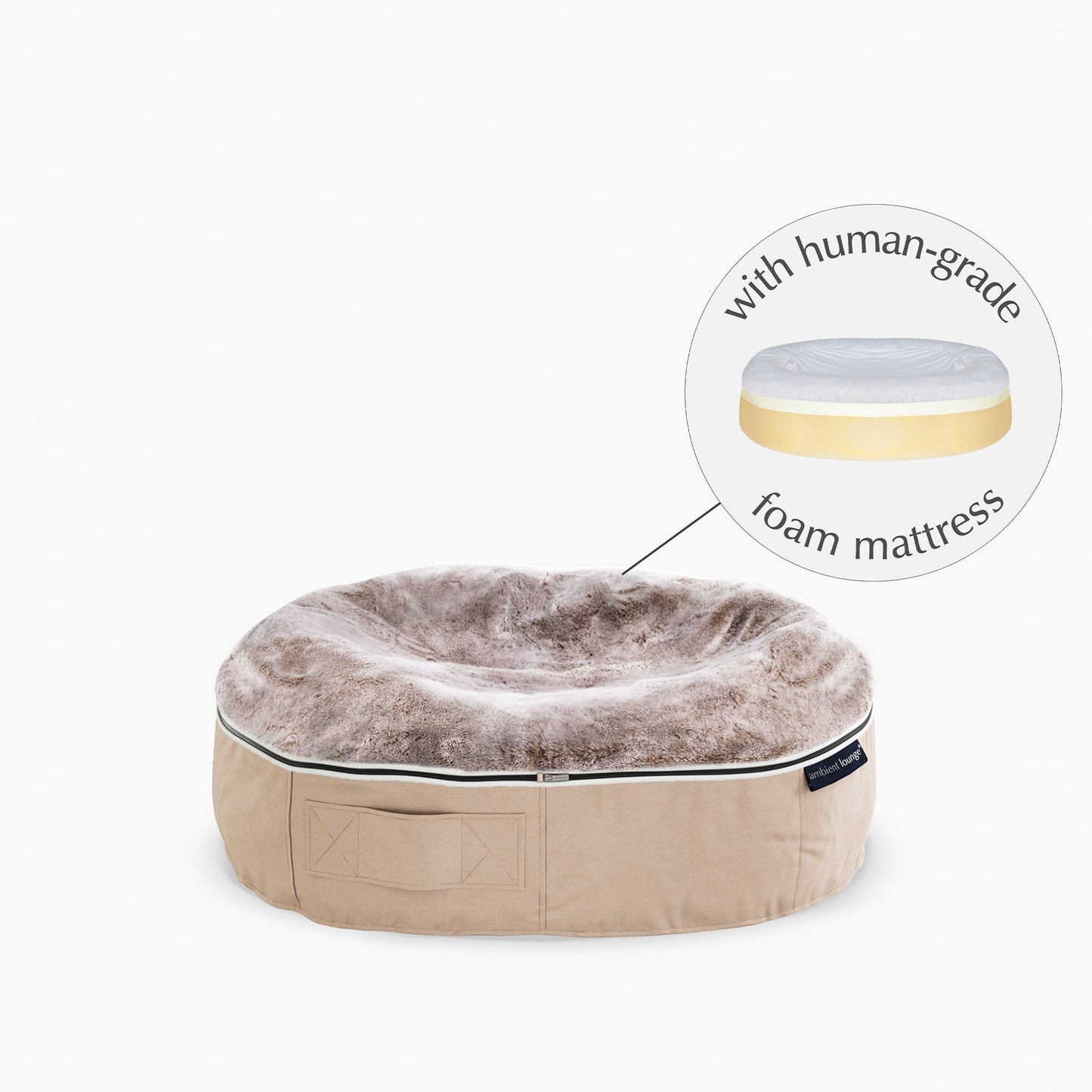 Medium Rebound Foam Mattress Dog Bed - Interior/Outdoor