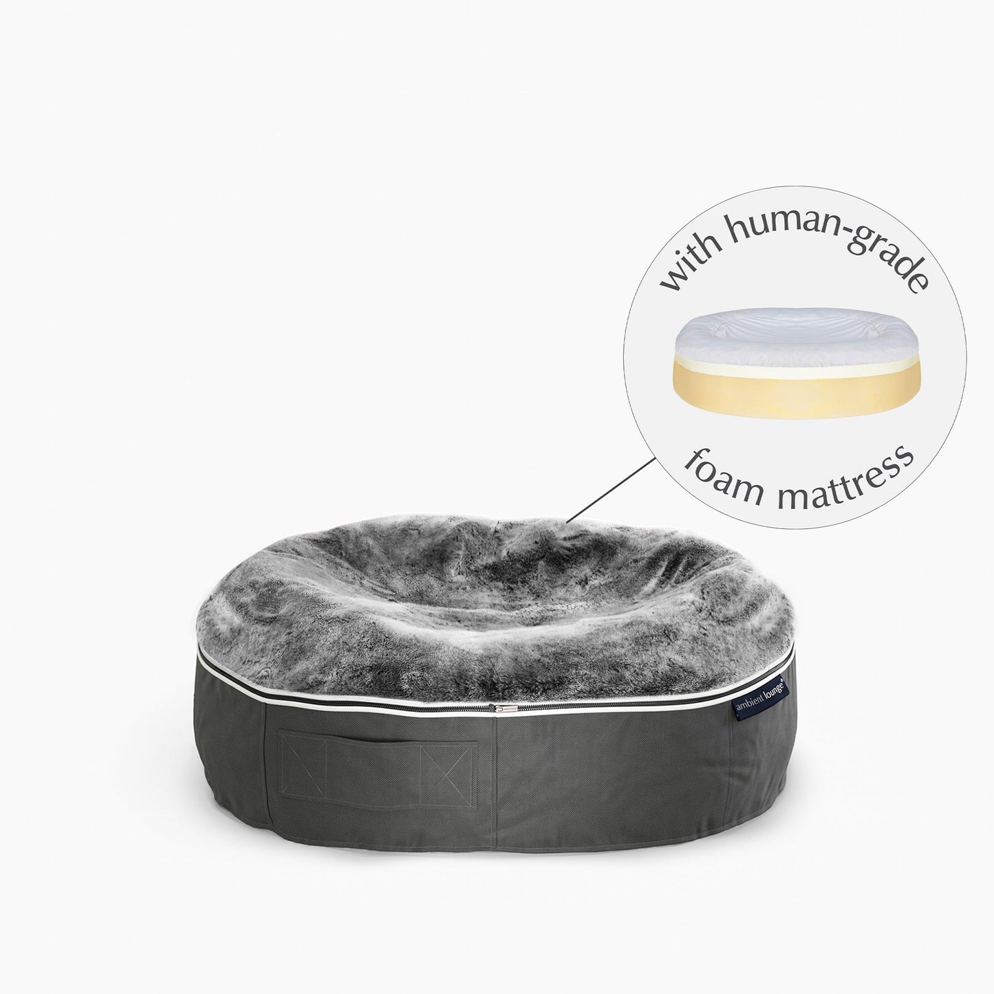 Medium Rebound Foam Mattress Dog Bed - Interior/Outdoor