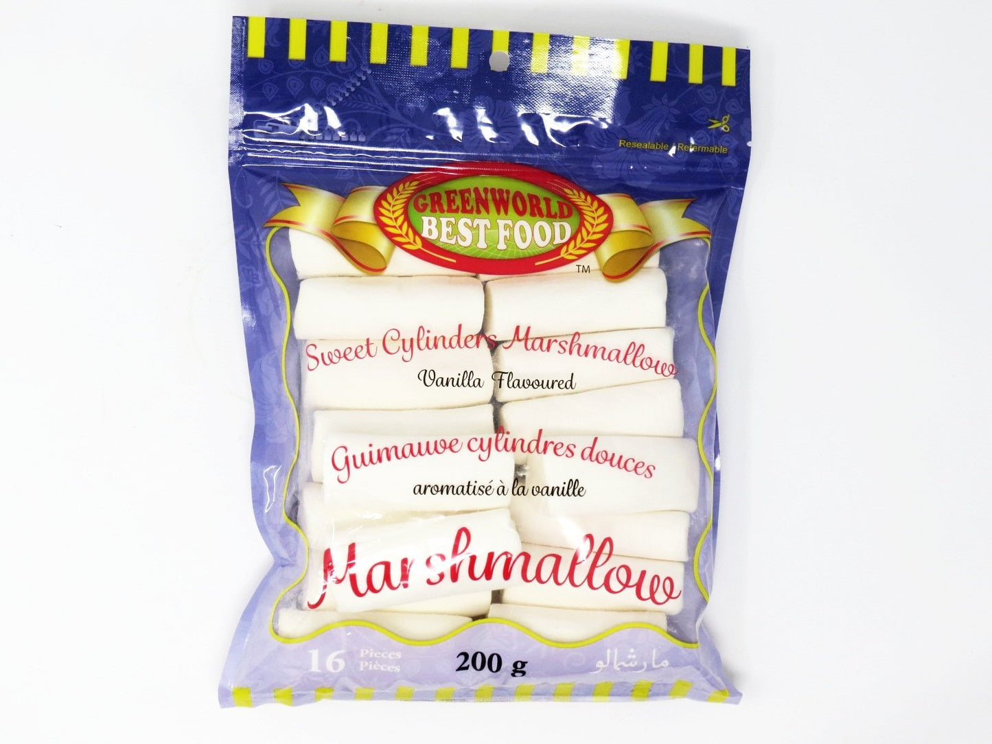 Marshmallow round tub vanilla 200g