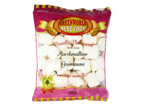 Marshmallow white circle 250g